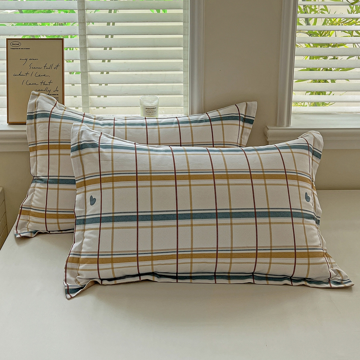 91家纺网 家纺一手货源 找家纺 （总）依庭 2025新款高克重全棉纯棉磨毛印花单枕套