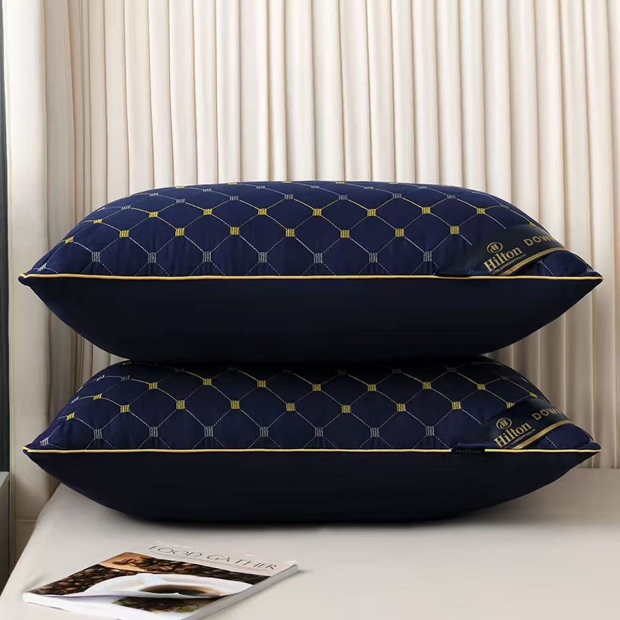 91家纺网 家纺一手货源 找家纺 （总）云眠枕芯 2025新款单边满天星枕头枕芯 