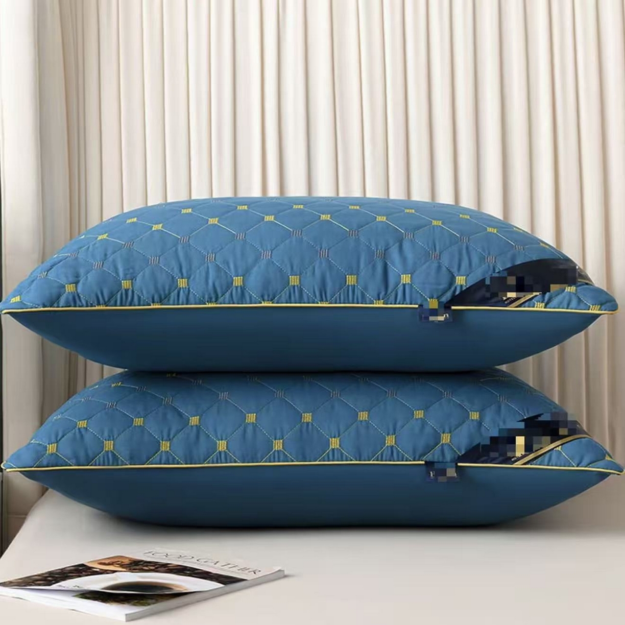 91家纺网 家纺一手货源 找家纺 （总）云眠枕芯 2025新款单边满天星枕头枕芯 