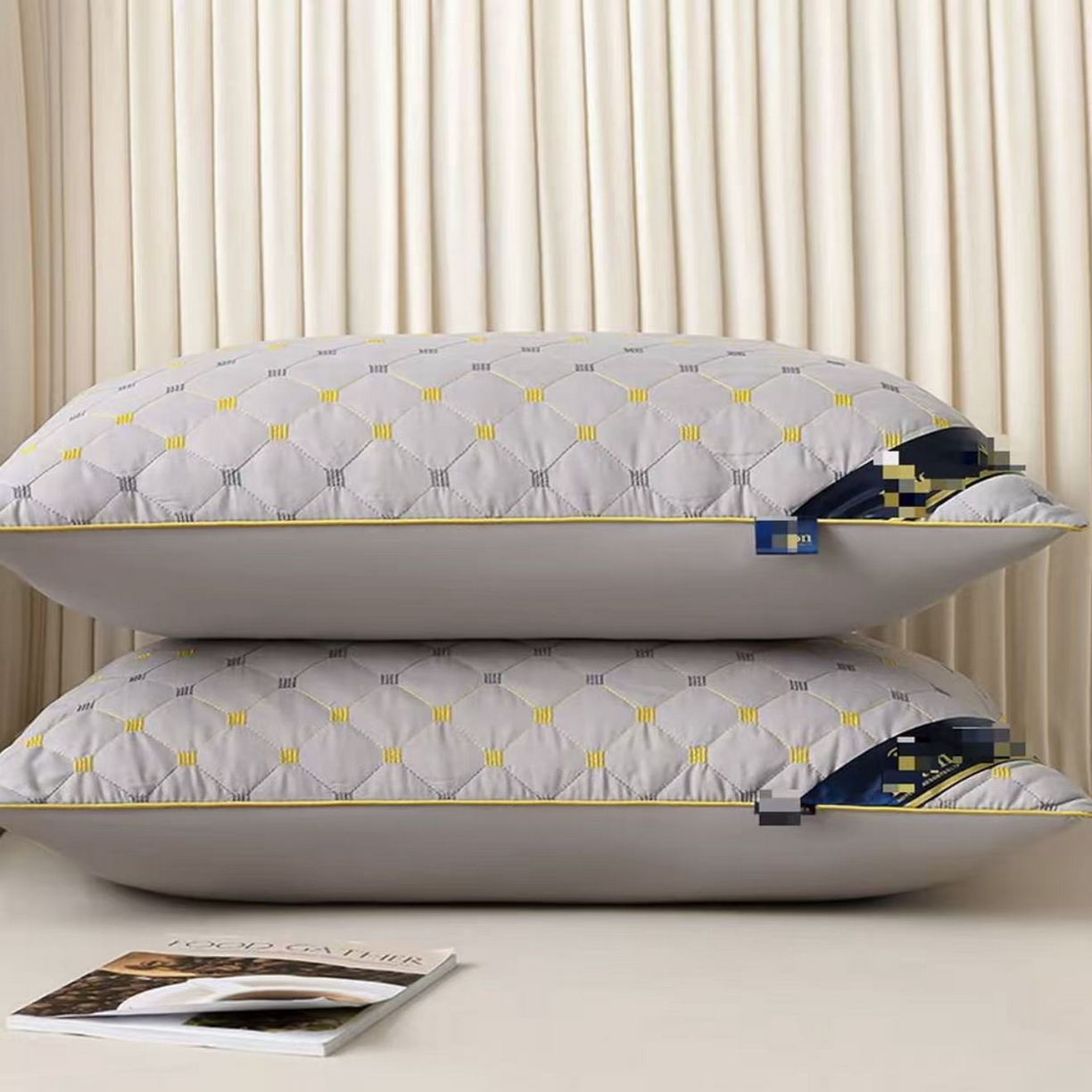 91家纺网 家纺一手货源 找家纺 （总）云眠枕芯 2025新款单边满天星枕头枕芯 