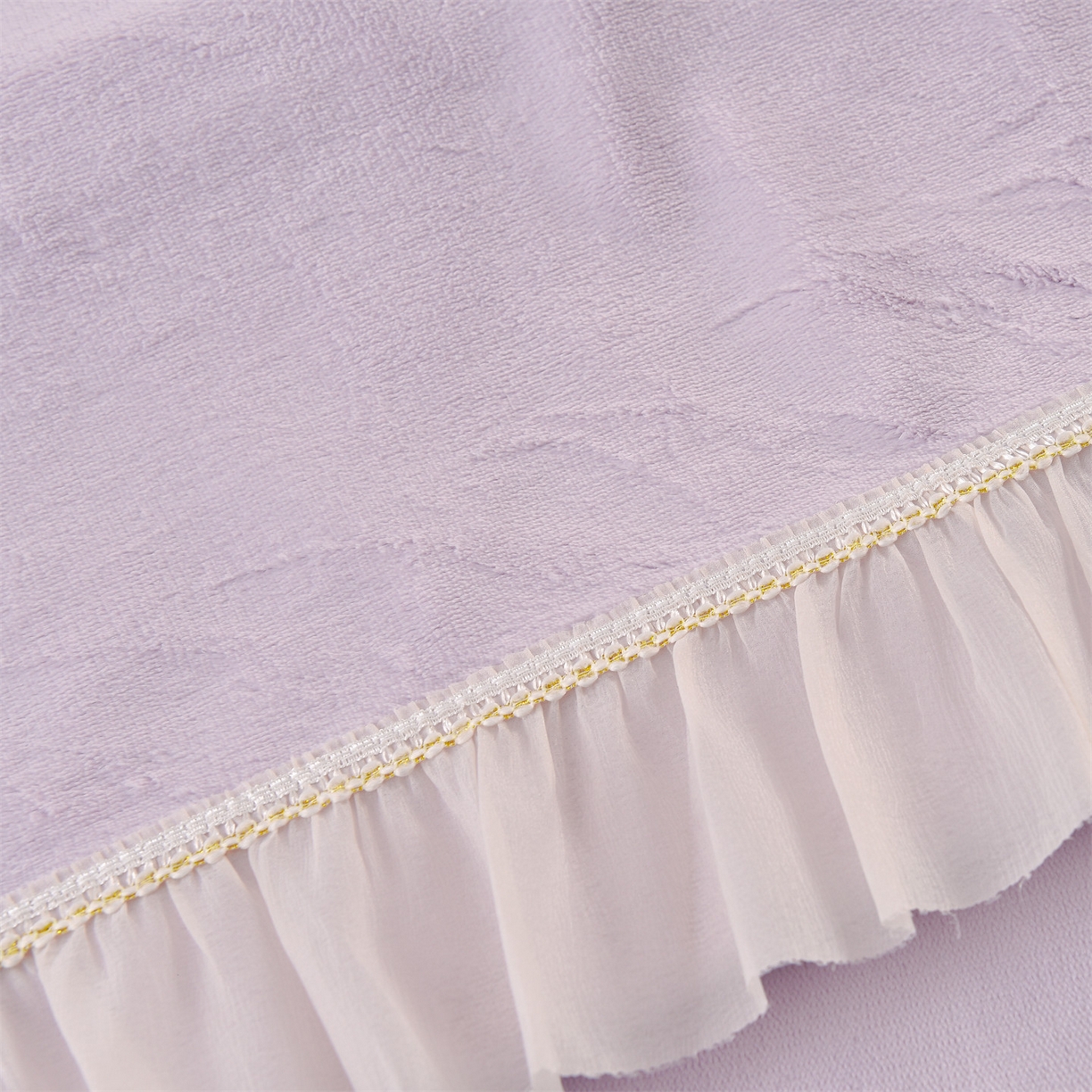 91家纺网 家纺一手货源 找家纺 鼎飞家纺 2025新款A类高克重牛奶绒绣花四件套--舒蕾系列 舒蕾-梦紫