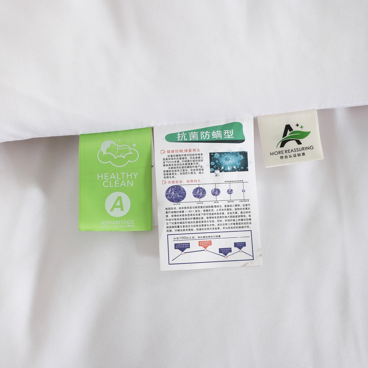 91家纺网 家纺一手货源 找家纺 瑶瑶家居 2025年新款黑熊被被子被芯 礼品定制款 白色