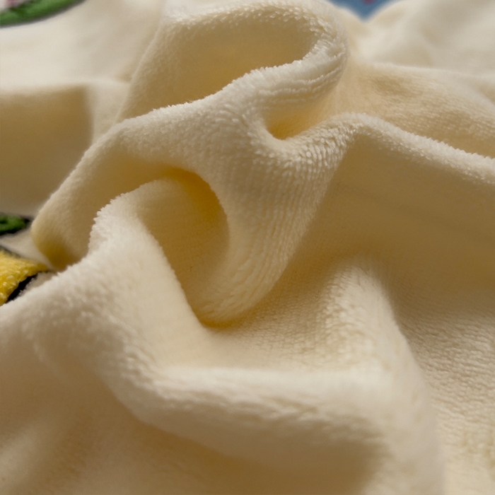 91家纺网 家纺一手货源 找家纺 原素 2025秋冬加厚牛奶绒毛巾绣四件套 彩色KT豆-绒毛巾绣