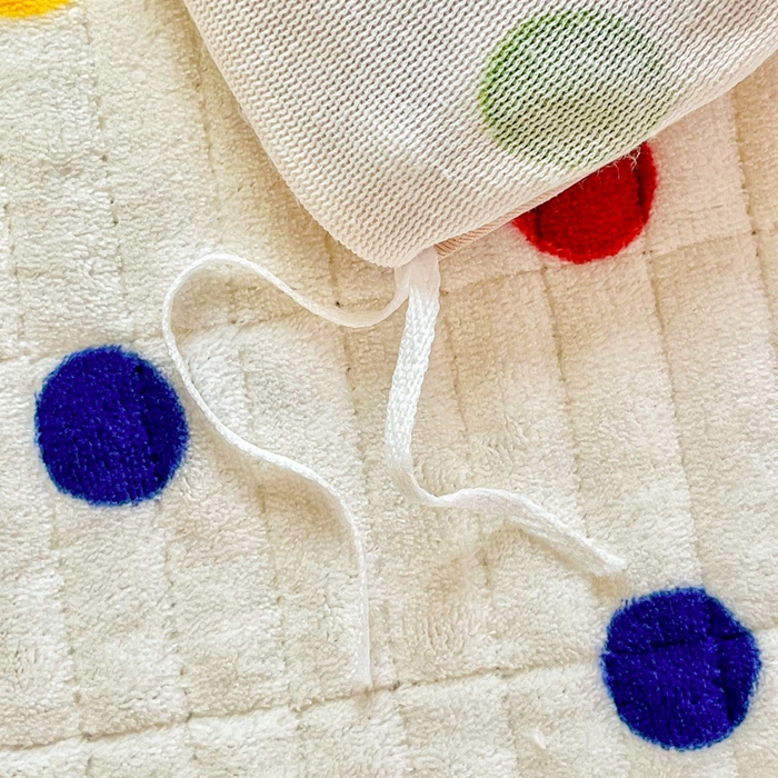 91家纺网 家纺一手货源 找家纺 尚美家纺 2025冬季新品豆豆绒高克重床盖被套四件套 米彩色小波点