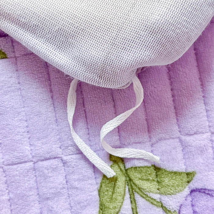 91家纺网 家纺一手货源 找家纺 尚美家纺 2025冬季新品豆豆绒高克重床盖被套四件套 紫色郁金香