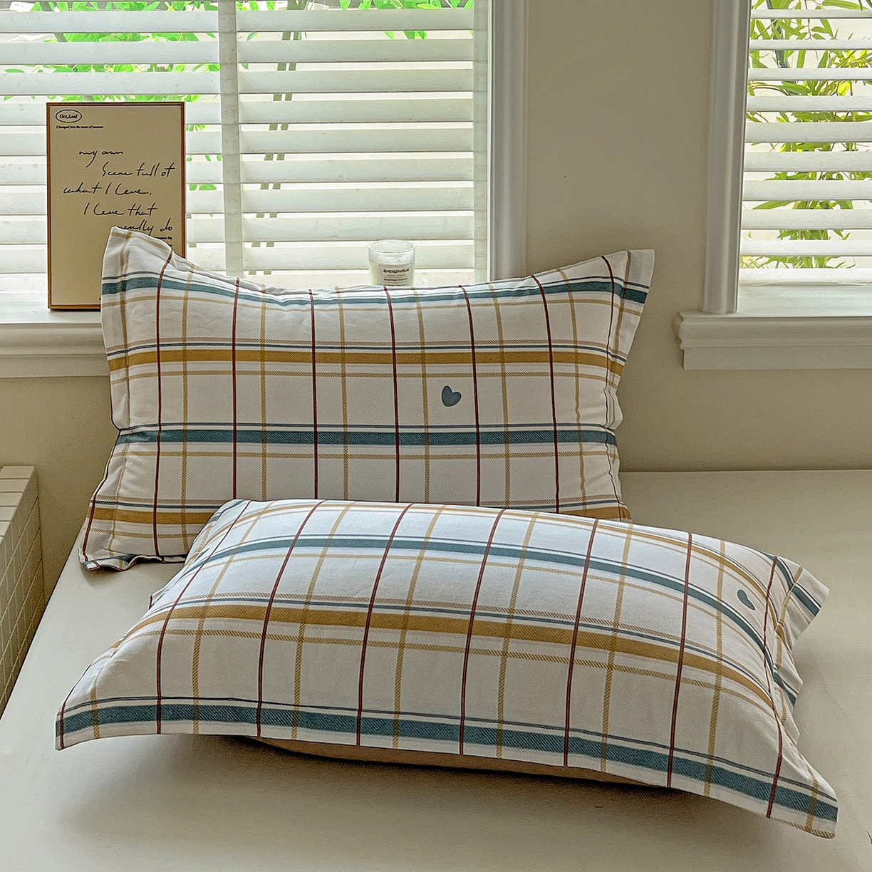 91家纺网 家纺一手货源 找家纺 依庭 2025新款高克重全棉纯棉磨毛印花单枕套 帕比