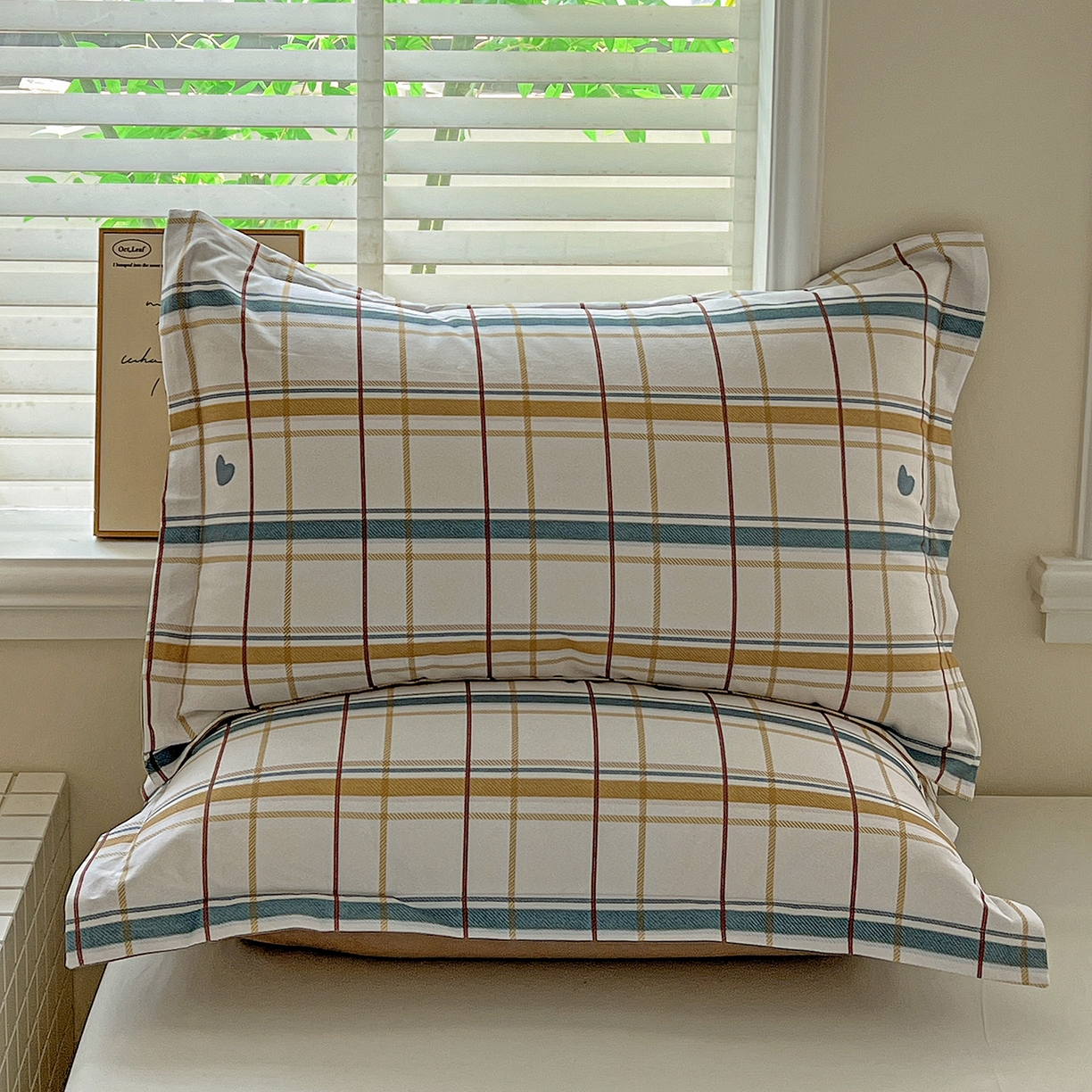 91家纺网 家纺一手货源 找家纺 依庭 2025新款高克重全棉纯棉磨毛印花单枕套 帕比