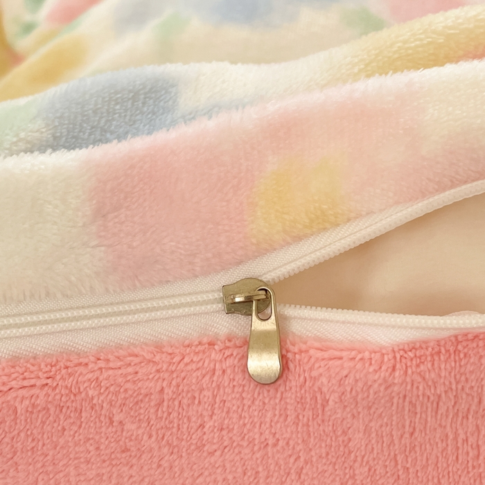 91家纺网 家纺一手货源 找家纺 瑞钰 2025新款A类加厚牛奶绒印花四件套 春意花影