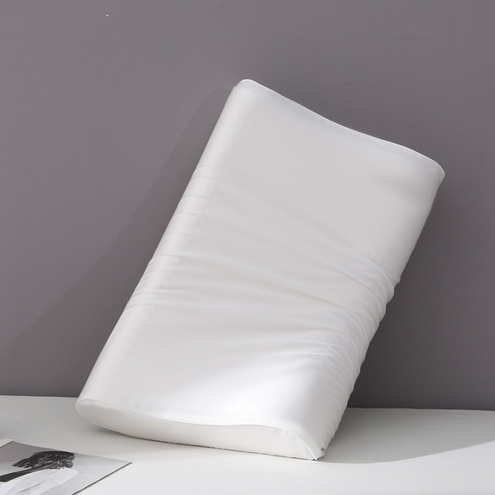 91家纺网 家纺一手货源 找家纺 凯森家纺 兰精天丝乳胶枕套记忆枕枕芯套一对30x50cm儿童35x55cm夏季冰丝蚕丝40x60记忆枕专用 100%莱赛尔天丝-奶油白