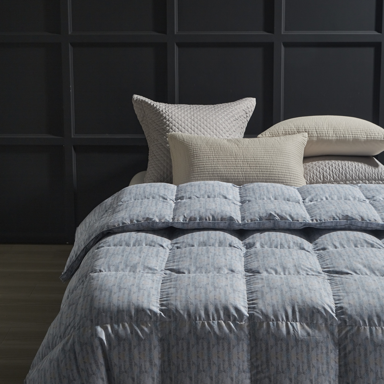 91家纺网 家纺一手货源 找家纺 暖羽屋羽绒馆 2025新款95白鸭绒印花羽绒被子 羽绒被芯 鸭绒被子 双人两米春秋被冬被 清风绫