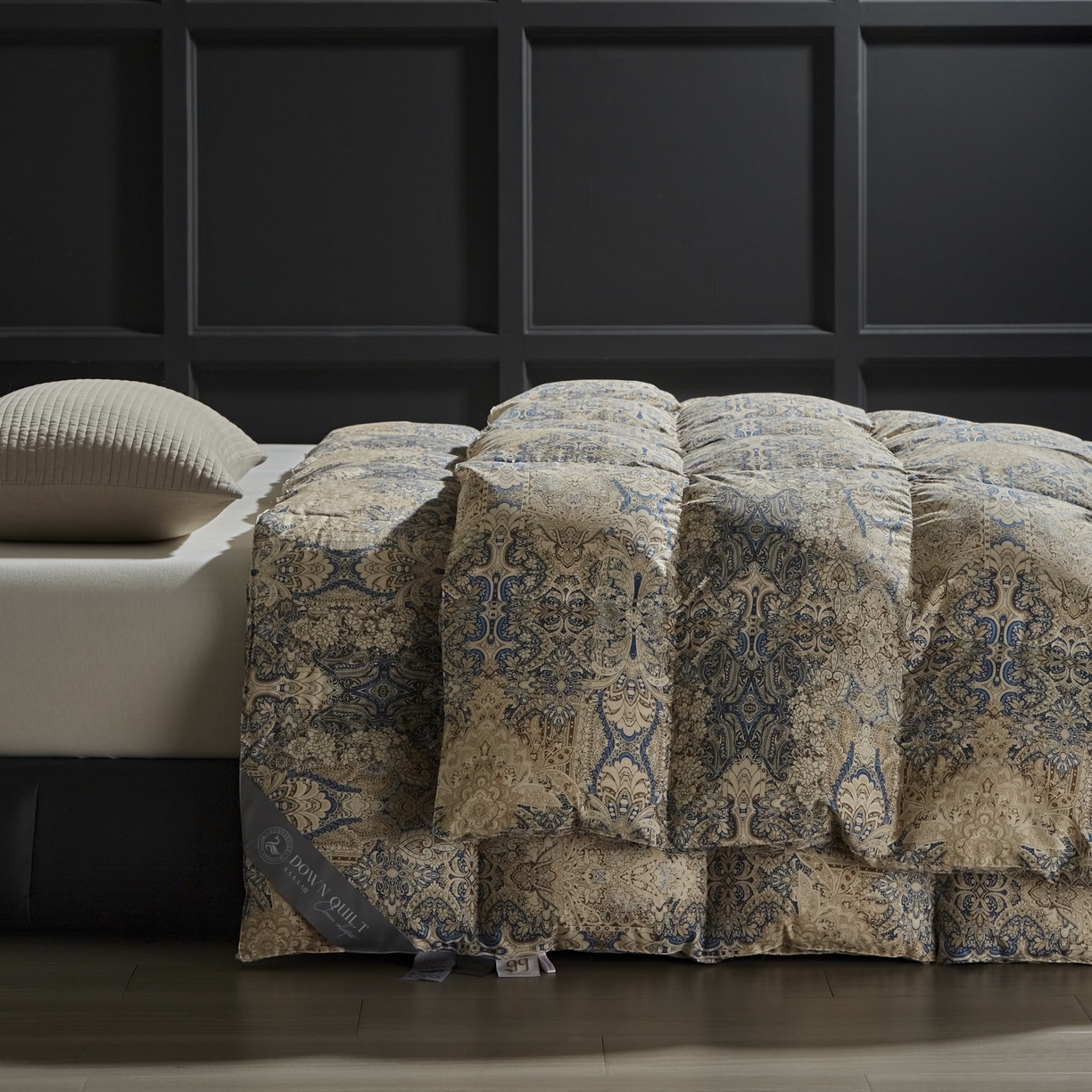 91家纺网 家纺一手货源 找家纺 暖羽屋羽绒馆 2025新款95白鸭绒印花羽绒被子 羽绒被芯 鸭绒被子 双人两米春秋被冬被 千婉