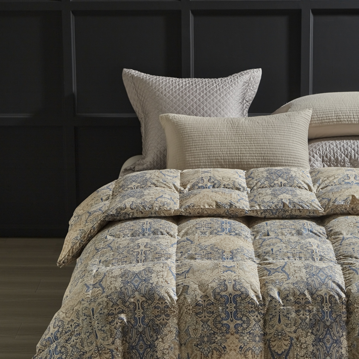 91家纺网 家纺一手货源 找家纺 暖羽屋羽绒馆 2025新款95白鸭绒印花羽绒被子 羽绒被芯 鸭绒被子 双人两米春秋被冬被 千婉