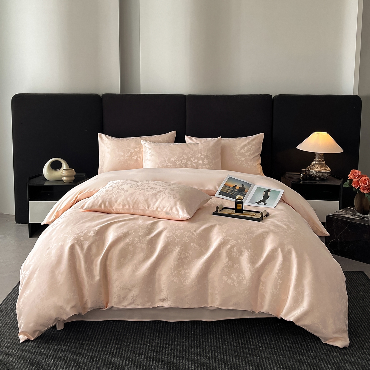 置顶家纺 2025新款亲肤提花系列四件套-雅芙 雅芙-玉