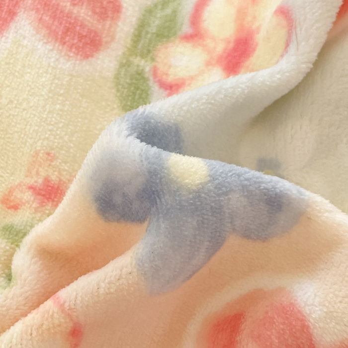 91家纺网 家纺一手货源 找家纺 瑞钰 2025新款A类加厚牛奶绒印花四件套 花在云端