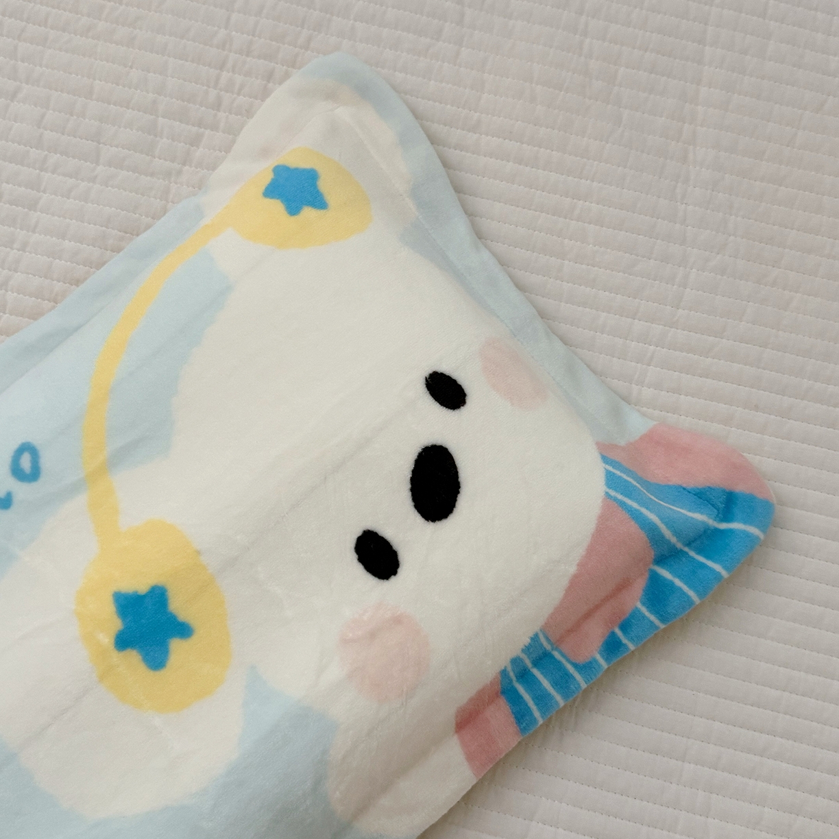 91家纺网 家纺一手货源 找家纺 荷马之梦 2025新款A类牛奶绒数码印花原创卡通大版儿童幼儿园单枕套枕套单件-萌宠 小狗布布