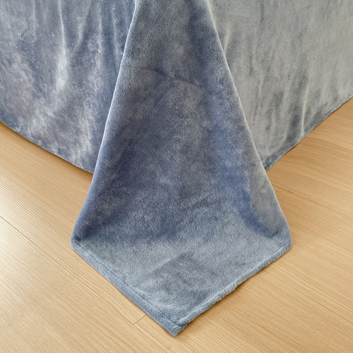 91家纺网 家纺一手货源 找家纺 瑞钰 2025新款A类加厚牛奶绒印花四件套 蓝格英伦熊