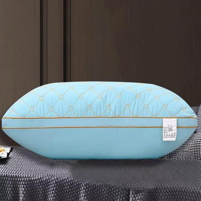 91家纺网 家纺一手货源 找家纺 （总）云眠枕芯 2025新款五角刺绣酒店枕枕头枕芯,五角刺绣灰色,五角刺绣深蓝,五角刺绣水蓝