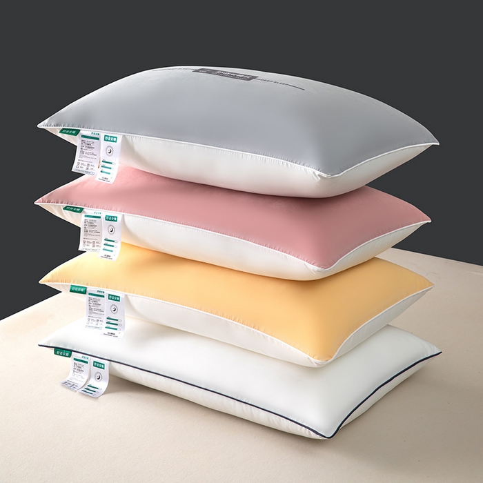 91家纺网 家纺一手货源 找家纺 枕之坊 2025新款特价舒适安睡枕枕头枕芯 中枕单只-粉色