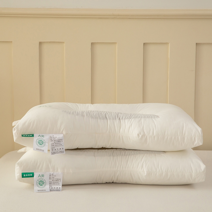 91家纺网 家纺一手货源 找家纺 （总）枕之坊 2025新款全棉草本荞麦枕枕头枕芯