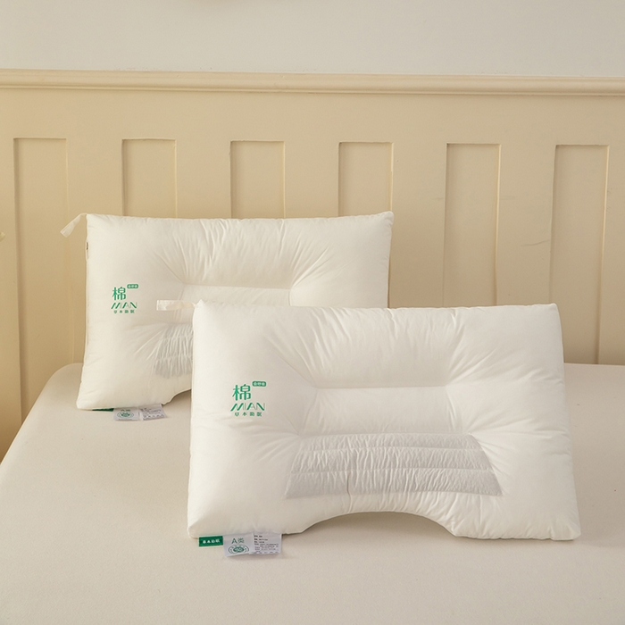 91家纺网 家纺一手货源 找家纺 （总）枕之坊 2025新款全棉草本荞麦枕枕头枕芯