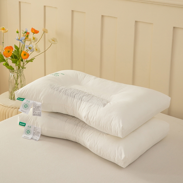 91家纺网 家纺一手货源 找家纺 （总）枕之坊 2025新款全棉草本荞麦枕枕头枕芯