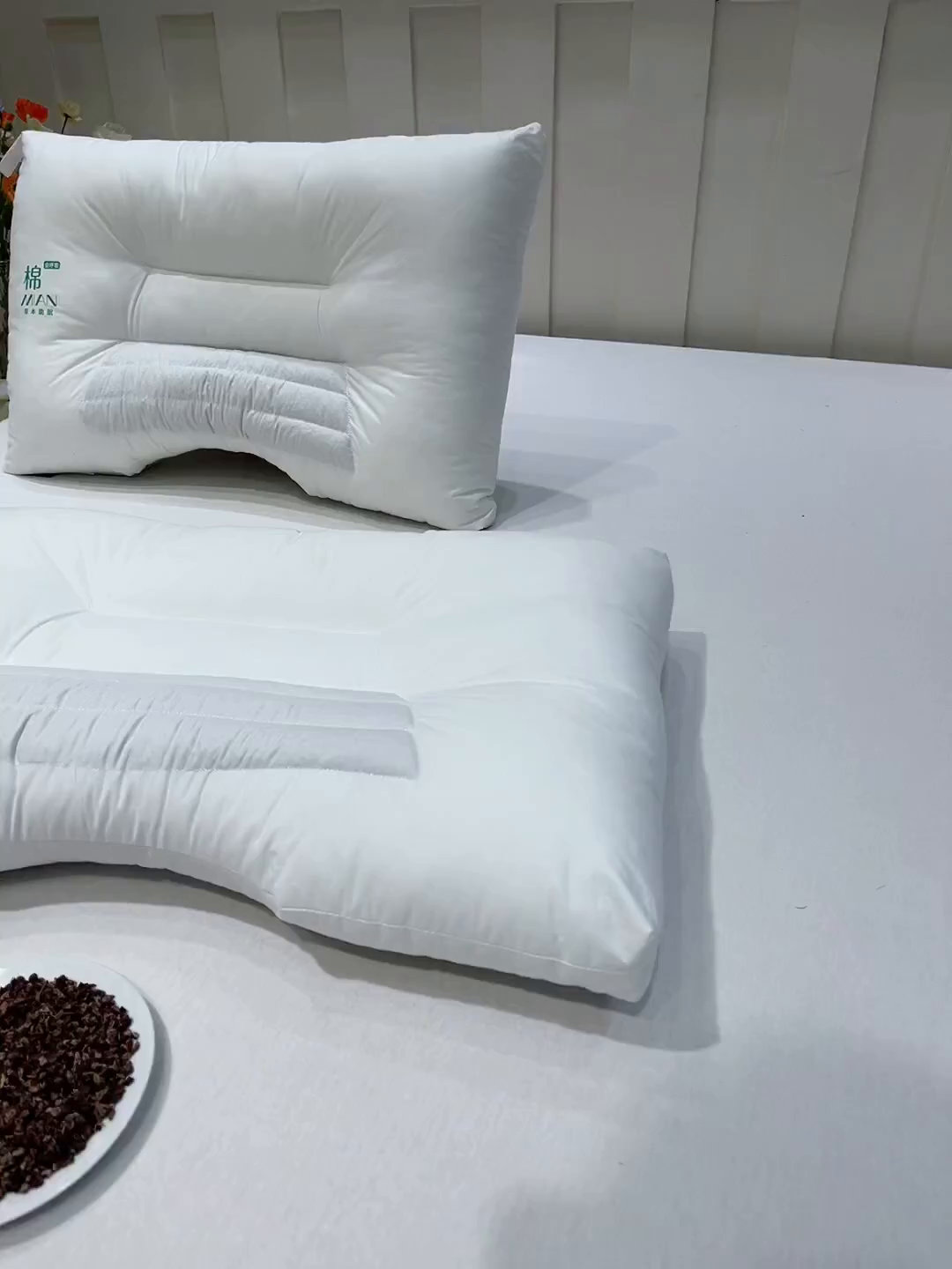 91家纺网 家纺一手货源 找家纺 （总）枕之坊 2025新款全棉草本荞麦枕枕头枕芯