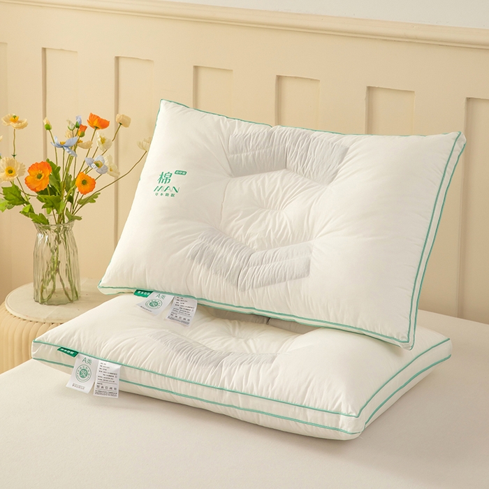 91家纺网 家纺一手货源 找家纺 （总）枕之坊 2025新款全棉草本决明子枕枕头枕芯