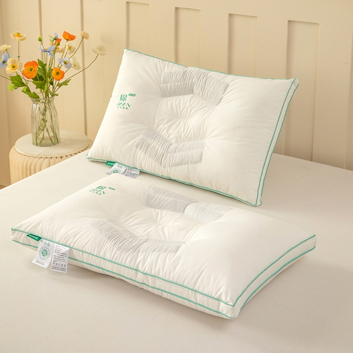 91家纺网 家纺一手货源 找家纺 （总）枕之坊 2025新款全棉草本决明子枕枕头枕芯