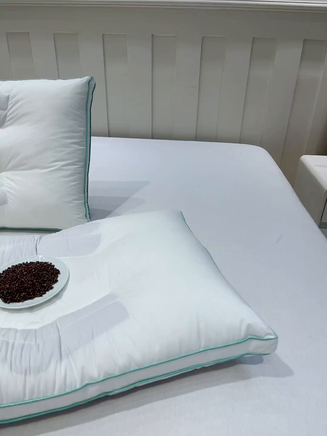 91家纺网 家纺一手货源 找家纺 （总）枕之坊 2025新款全棉草本决明子枕枕头枕芯