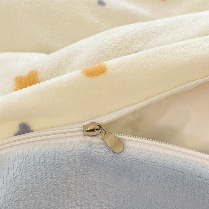 91家纺网 家纺一手货源 找家纺 瑞钰 2025新款A类加厚牛奶绒印花四件套 童趣星海