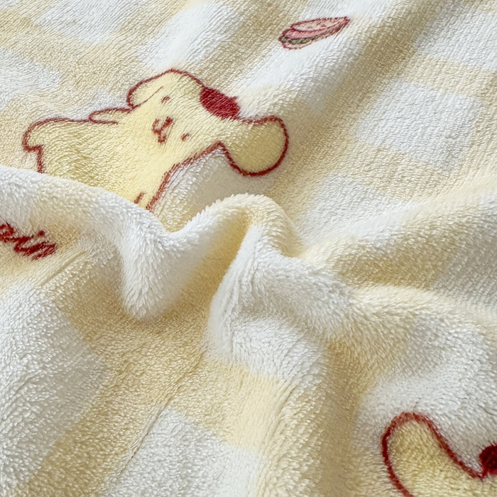 91家纺网 家纺一手货源 找家纺 花满路 2025新款亲肤舒适三丽鸥羊羔毛毯 团团布丁狗