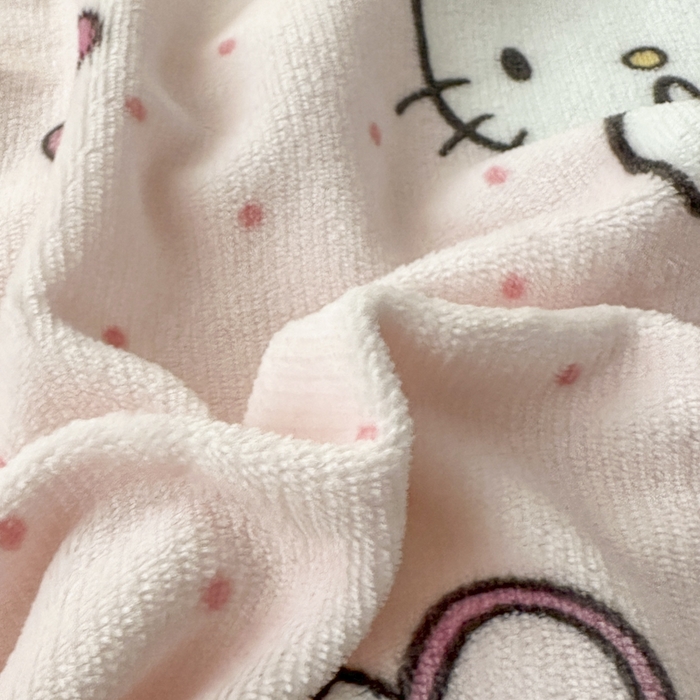 91家纺网 家纺一手货源 找家纺 花满路 2025新款亲肤舒适三丽鸥羊羔毛毯 甜蜜kt