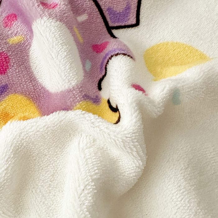 91家纺网 家纺一手货源 找家纺 花满路 2025新款亲肤舒适三丽鸥羊羔毛毯 泡泡库洛米