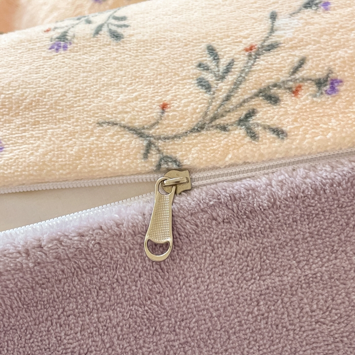 91家纺网 家纺一手货源 找家纺 瑞钰 2025新款A类加厚牛奶绒印花四件套 枝枝兔