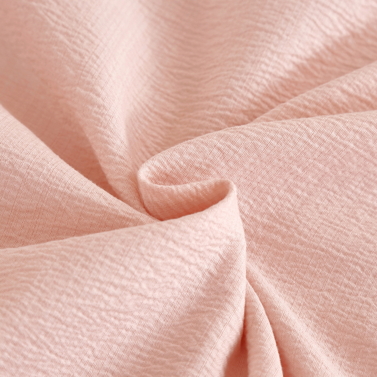 91家纺网 家纺一手货源 找家纺 恋之语 2025新款皱皱纱木棉毛巾绣四件套及单被套系列-可爱猪 可爱猪-粉色