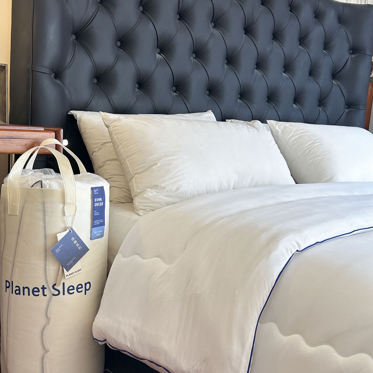 91家纺网 家纺一手货源 找家纺 （总）色鬼布艺高端家居主号 2025新款星球深睡控温被被子被芯