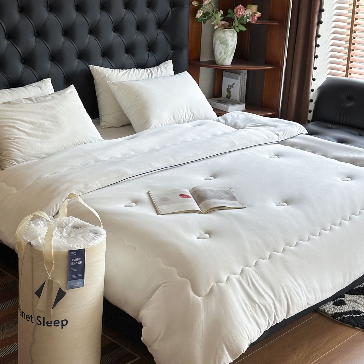 91家纺网 家纺一手货源 找家纺 （总）色鬼布艺高端家居主号 2025新款星球深睡控温被被子被芯