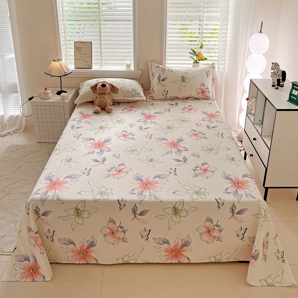 91家纺网 家纺一手货源 找家纺 （总）依庭 2025新款高克重全棉纯棉磨毛印花单床单