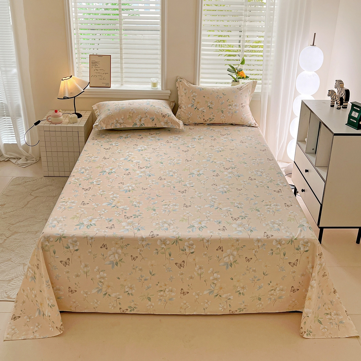 91家纺网 家纺一手货源 找家纺 （总）依庭 2025新款高克重全棉纯棉磨毛印花单床单