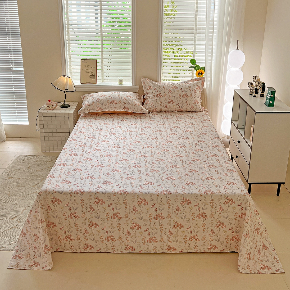 91家纺网 家纺一手货源 找家纺 （总）依庭 2025新款高克重全棉纯棉磨毛印花单床单