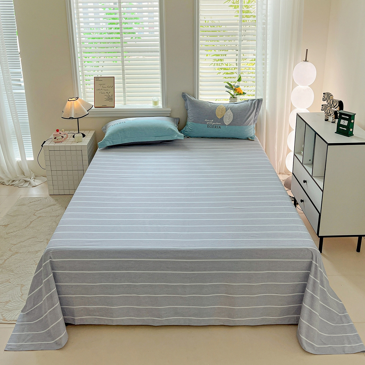 91家纺网 家纺一手货源 找家纺 （总）依庭 2025新款高克重全棉纯棉磨毛印花单床单