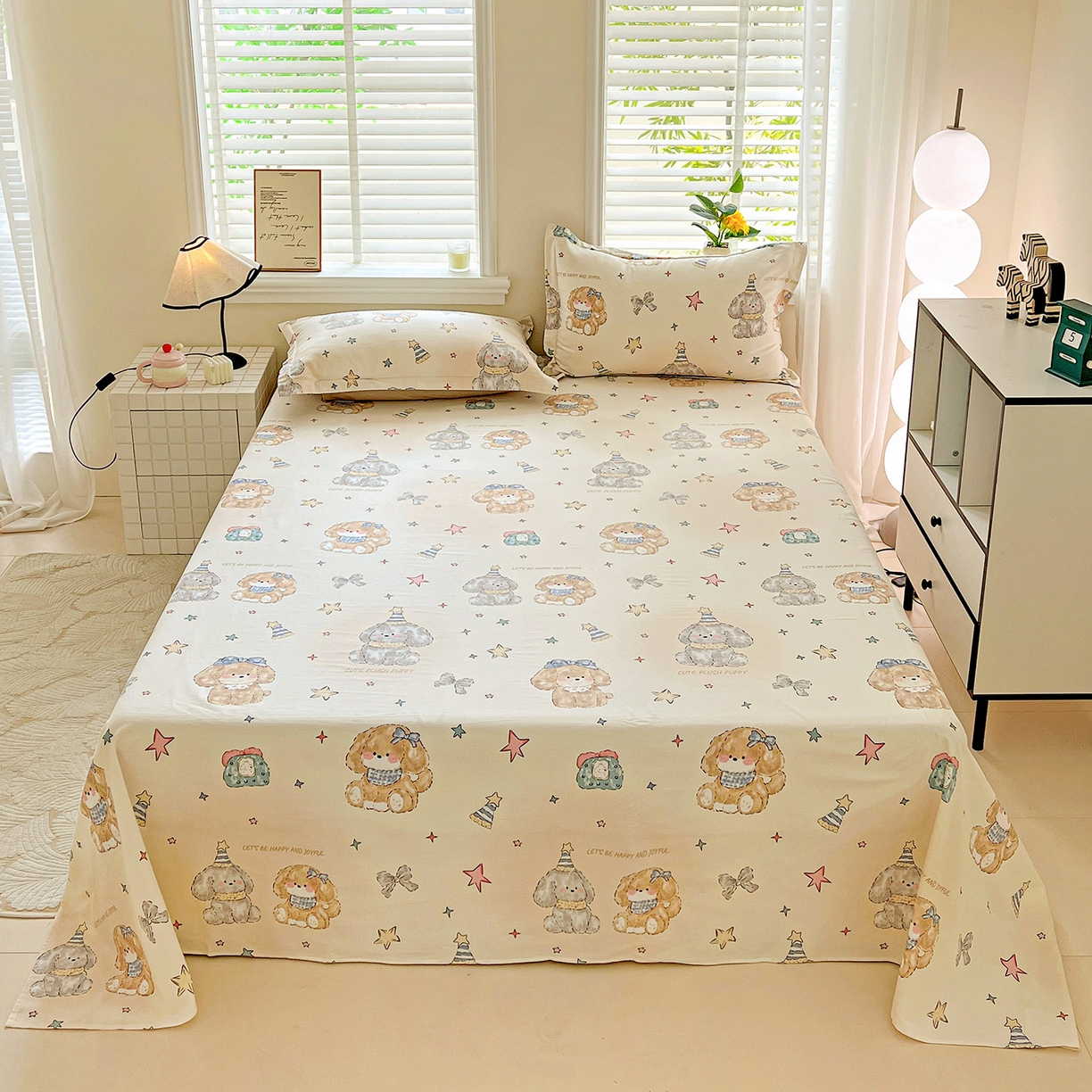 91家纺网 家纺一手货源 找家纺 （总）依庭 2025新款高克重全棉纯棉磨毛印花单床单