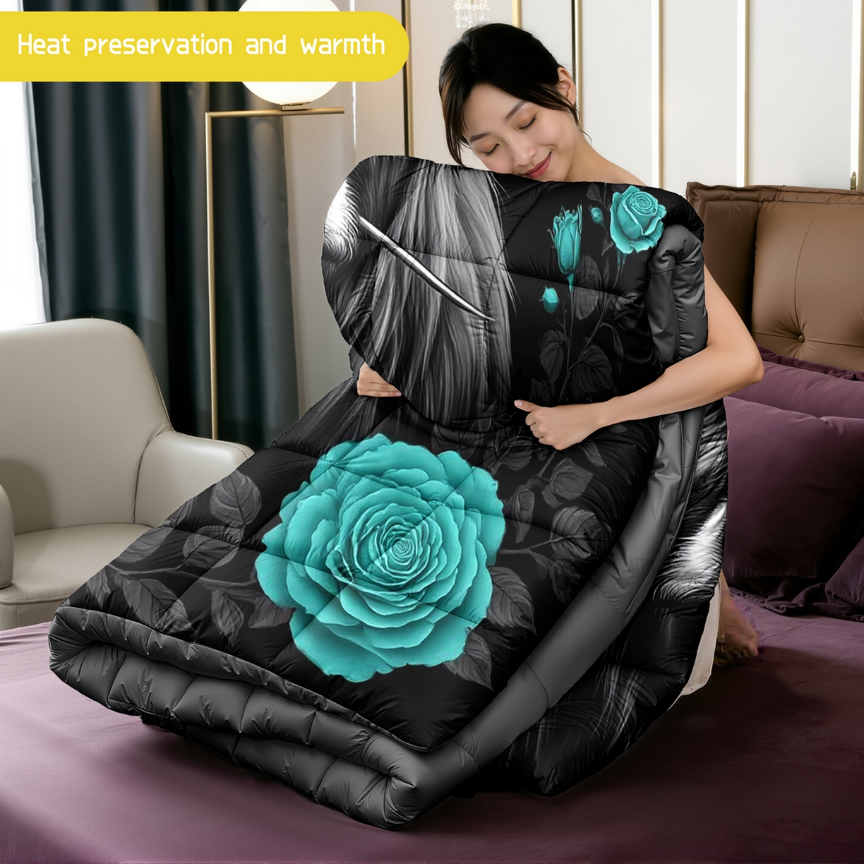 91家纺网 家纺一手货源 找家纺 合纵跨境工厂 一件定制pod模式jit跨境90G磨毛被子芯单品套件一件代发temu希音集采shein亚马逊24h发 0159184064