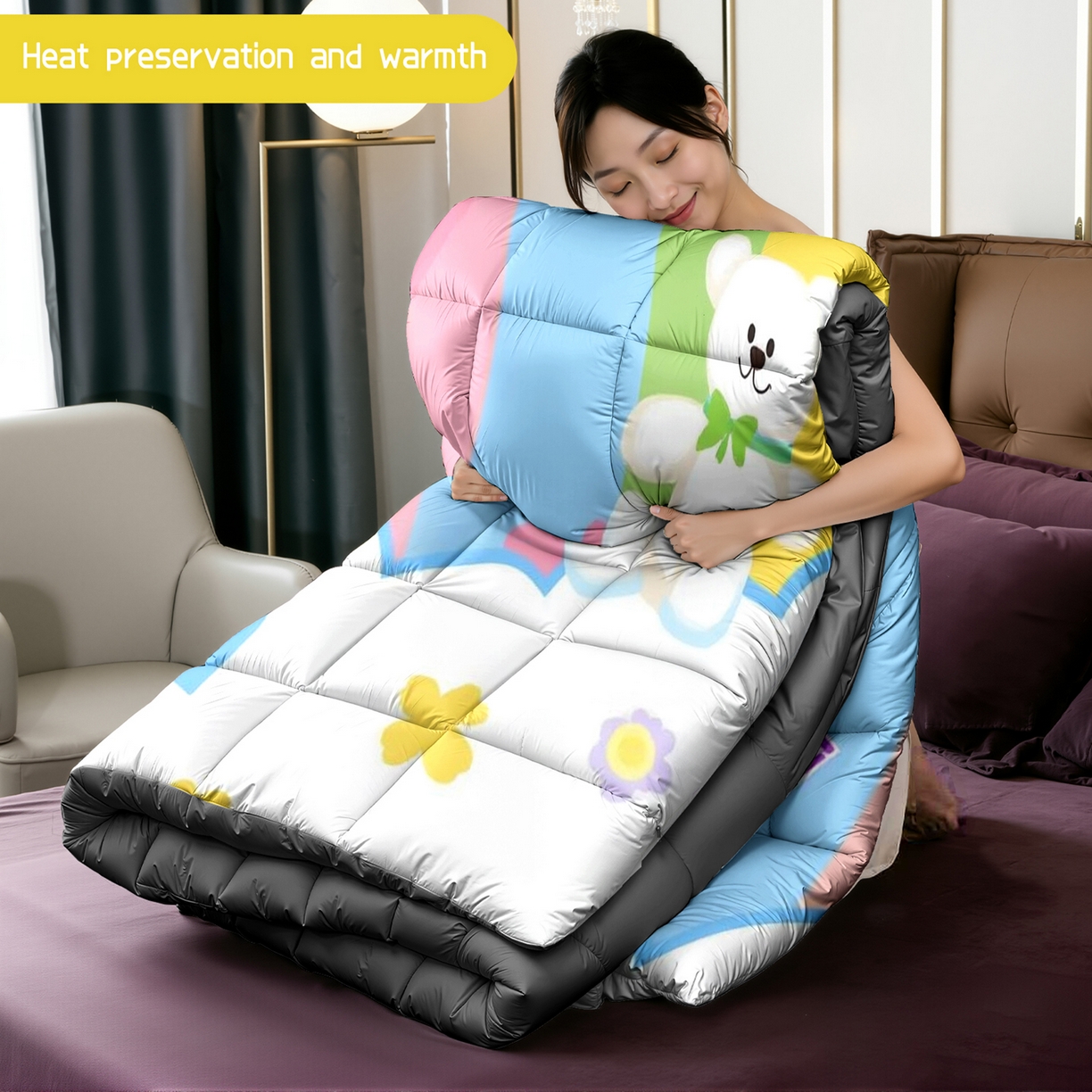 91家纺网 家纺一手货源 找家纺 合纵跨境工厂 一件定制pod模式jit跨境90G磨毛被子芯单品套件一件代发temu希音集采shein亚马逊24h发 0159184057