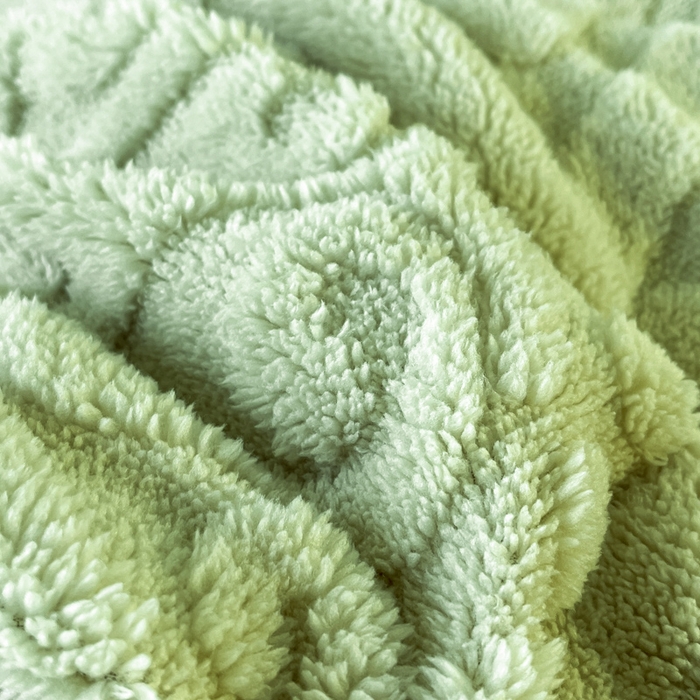 91家纺网 家纺一手货源 找家纺 米瑞娜 2025秋冬新款塔芙绒床笠三件套跨境单床笠外贸单品现货尺寸齐全 欧式床笠-果绿