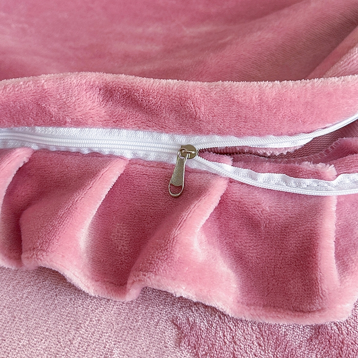 91家纺网 家纺一手货源 找家纺 董韵家纺 2025新款高克重 250克9-10斤牛奶绒 刺绣床单四件套系列 柔眠-豆沙