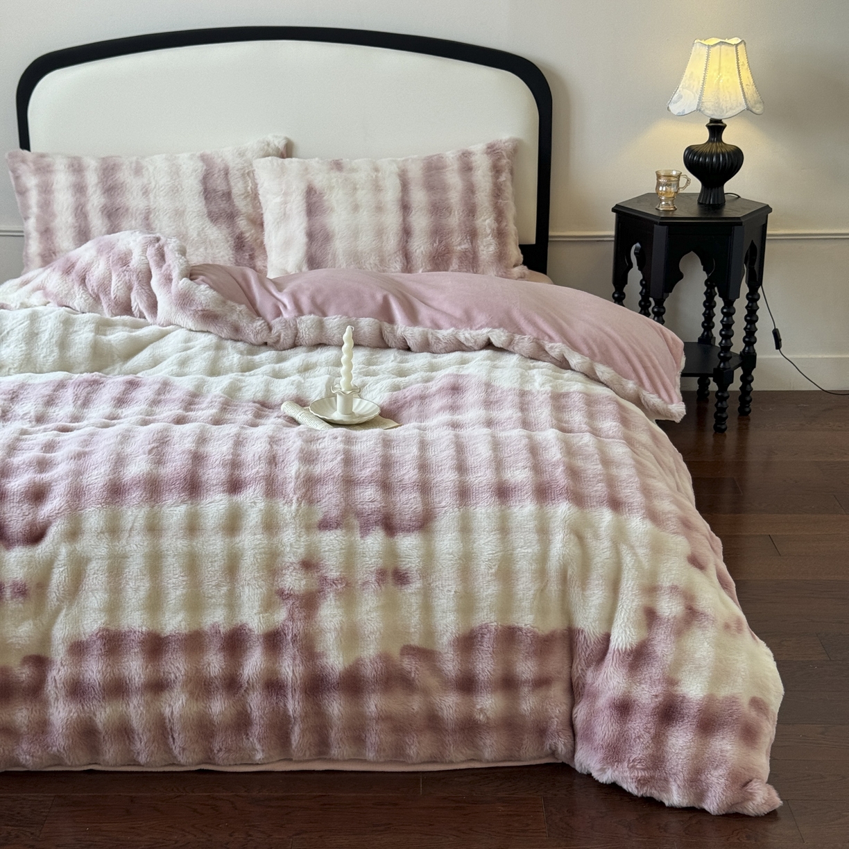 91家纺网 家纺一手货源 找家纺 （总）新印象 2025新款七彩兔绒牛奶绒四件套