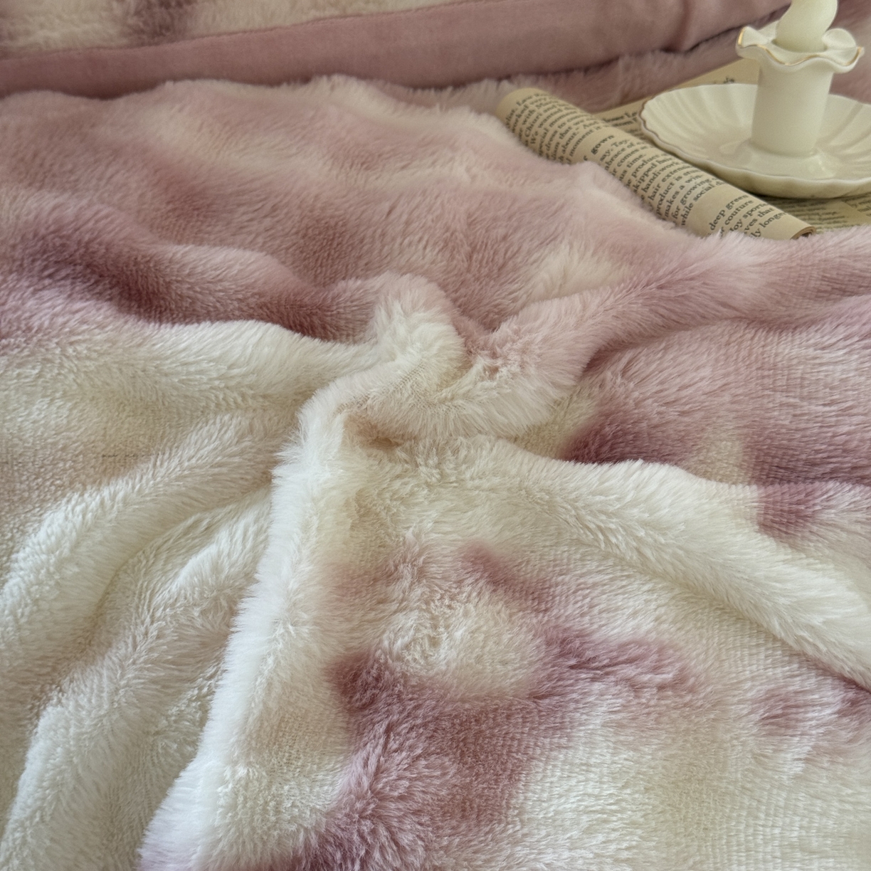 91家纺网 家纺一手货源 找家纺 （总）新印象 2025新款七彩兔绒牛奶绒四件套