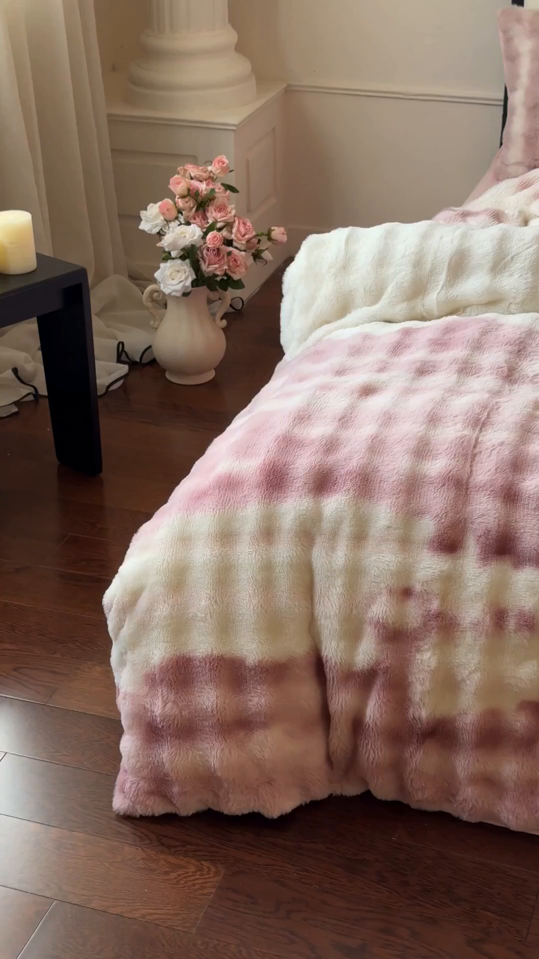 91家纺网 家纺一手货源 找家纺 （总）新印象 2025新款七彩兔绒牛奶绒四件套