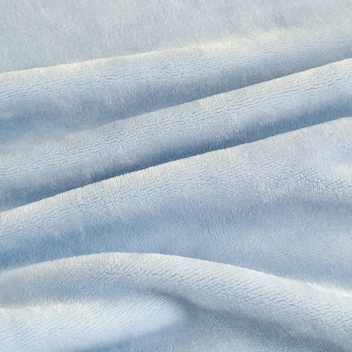 91家纺网 家纺一手货源 找家纺 董韵家纺 2025新款高克重 250克9-10斤牛奶绒 刺绣床单四件套系列 柔眠-浅穹蓝